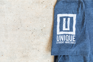 UNIQUE RECRUIT Heather Blue T- Shirt