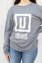 Load image into Gallery viewer, UNIQUE Light Grey long sleeve
