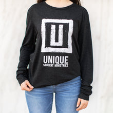Load image into Gallery viewer, UNIQUE Dark Heather long sleeve
